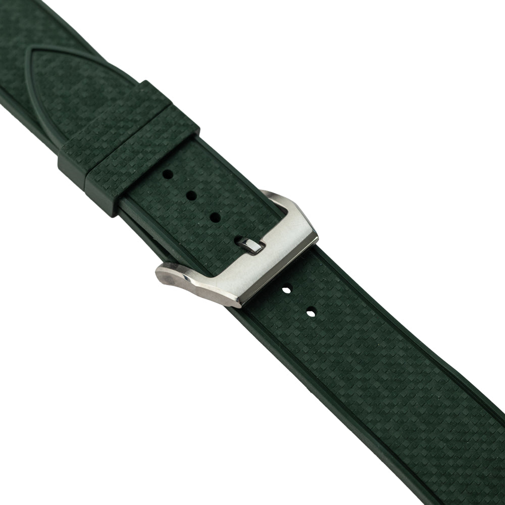 Pasek SLIM RUBBER FKM - zielony