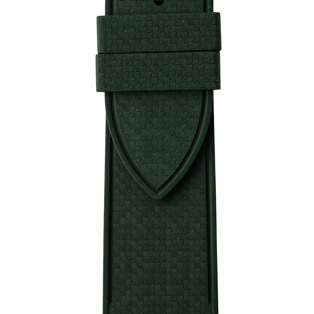 Pasek SLIM RUBBER - zielony