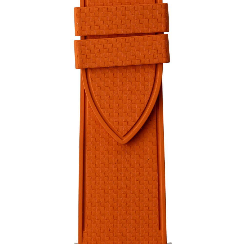 Pasek SLIM RUBBER - pomarańczowy