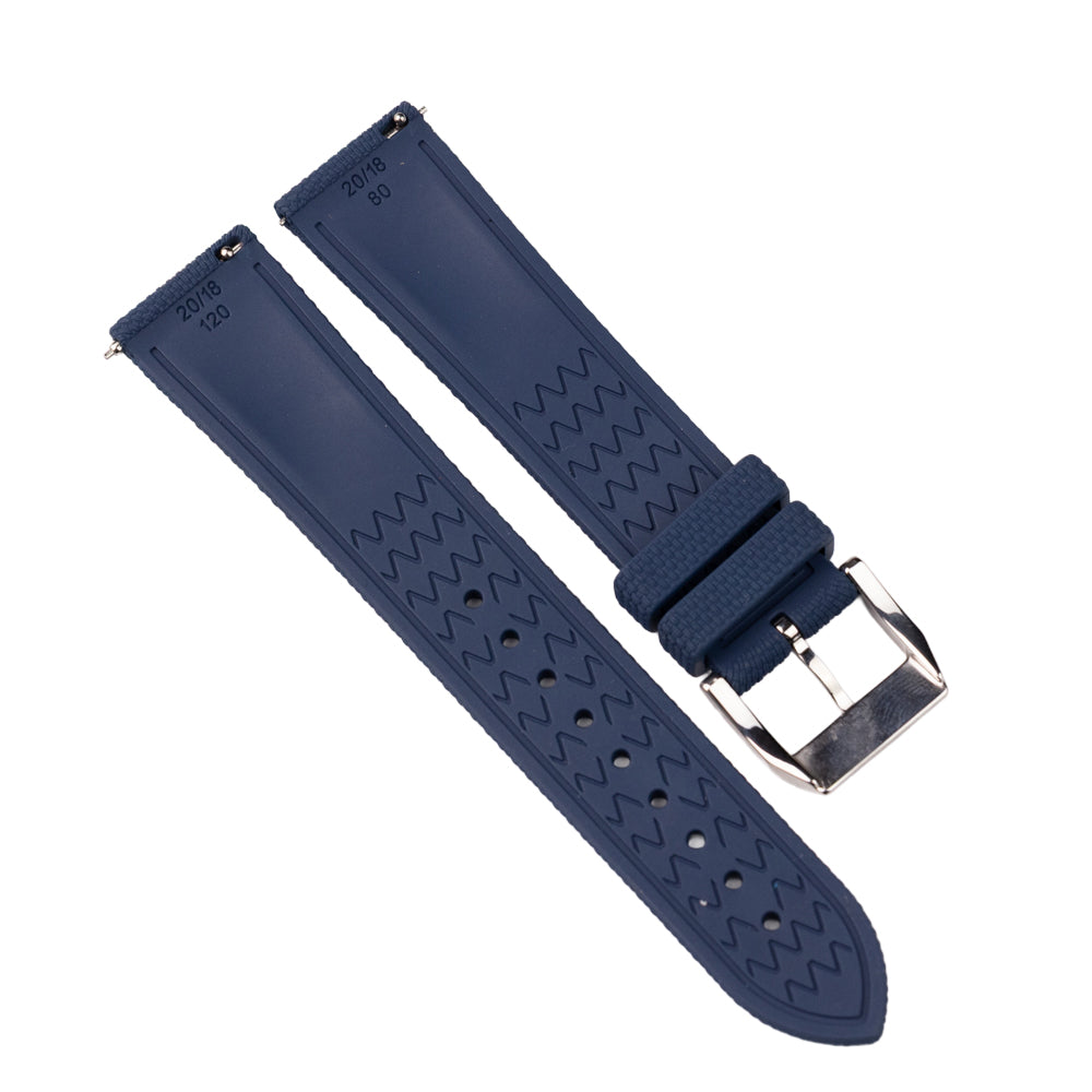 Guma FKM ze wzorem SAILCLOTH - granatowy