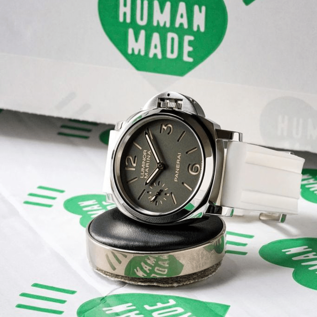 24mm White Rubber Strap - Tempomat Madrid