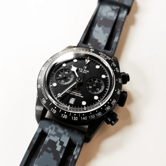 22mm Digital Camo Rubber Strap - Tempomat Madrid