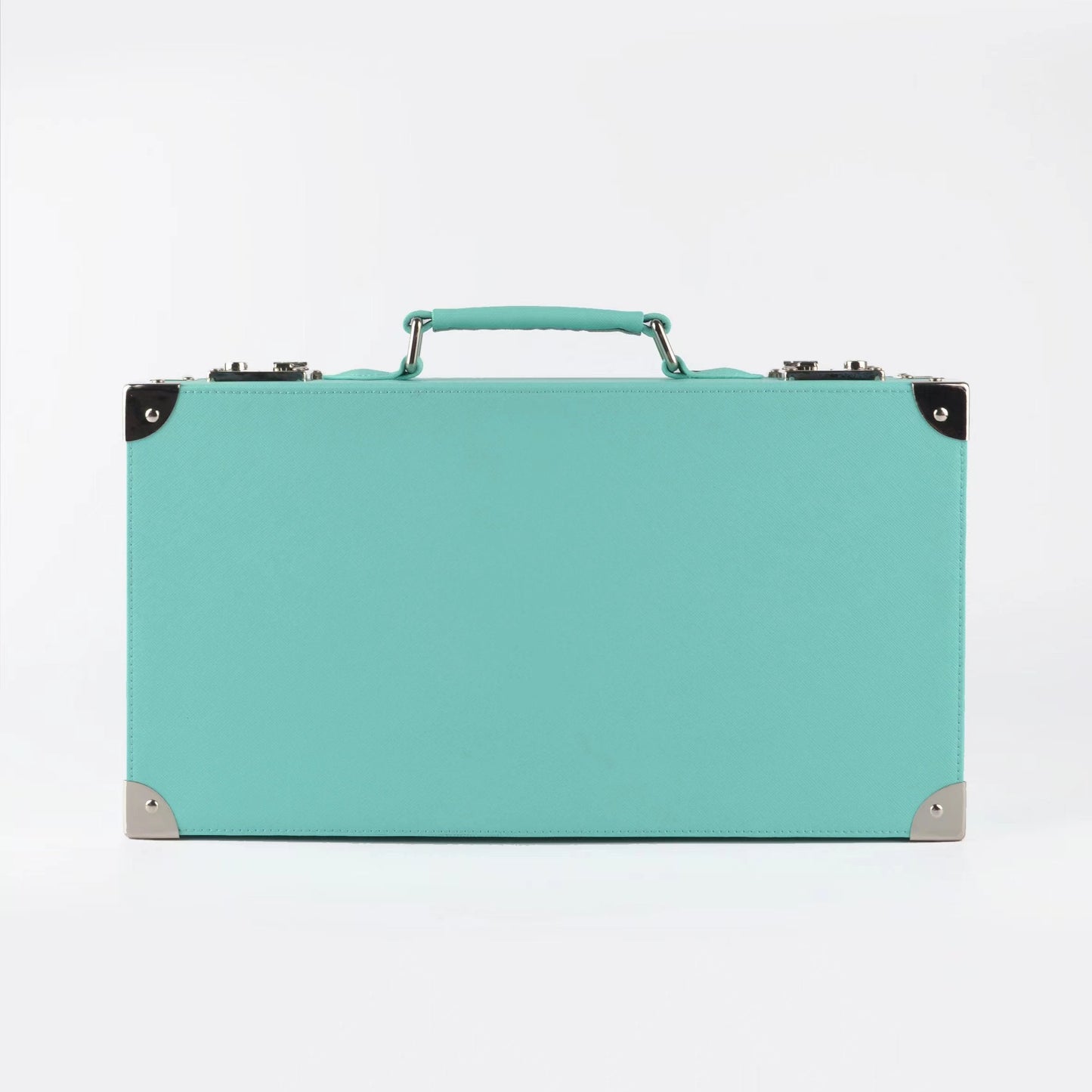 Sky Blue Saffiano Leather Collector Box - Tempomat Madrid