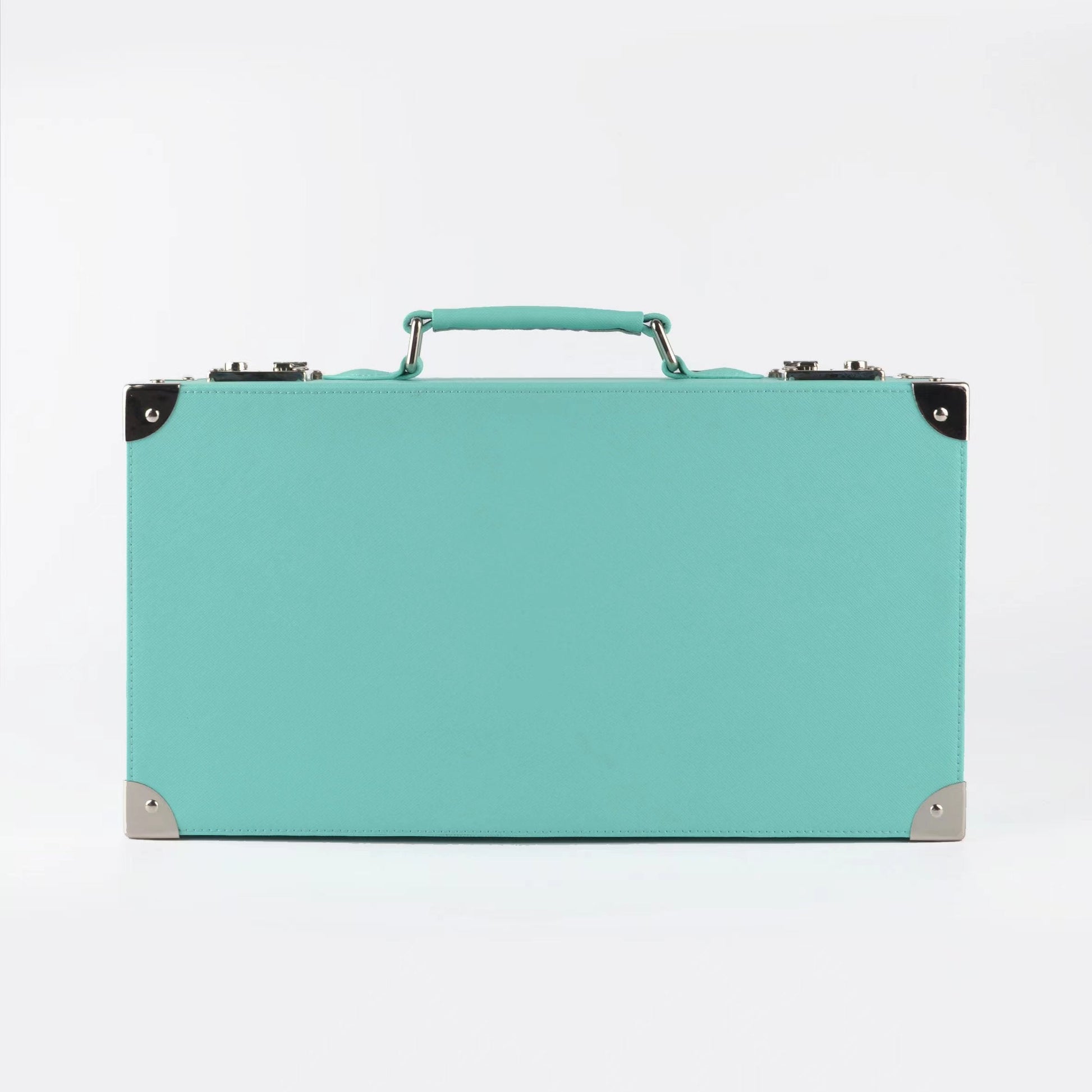 Sky Blue Saffiano Leather Collector Box - Tempomat Madrid