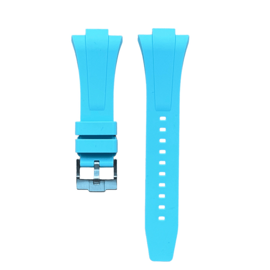 Miami Blue Tissot PRX Rubber Strap - Tempomat Madrid