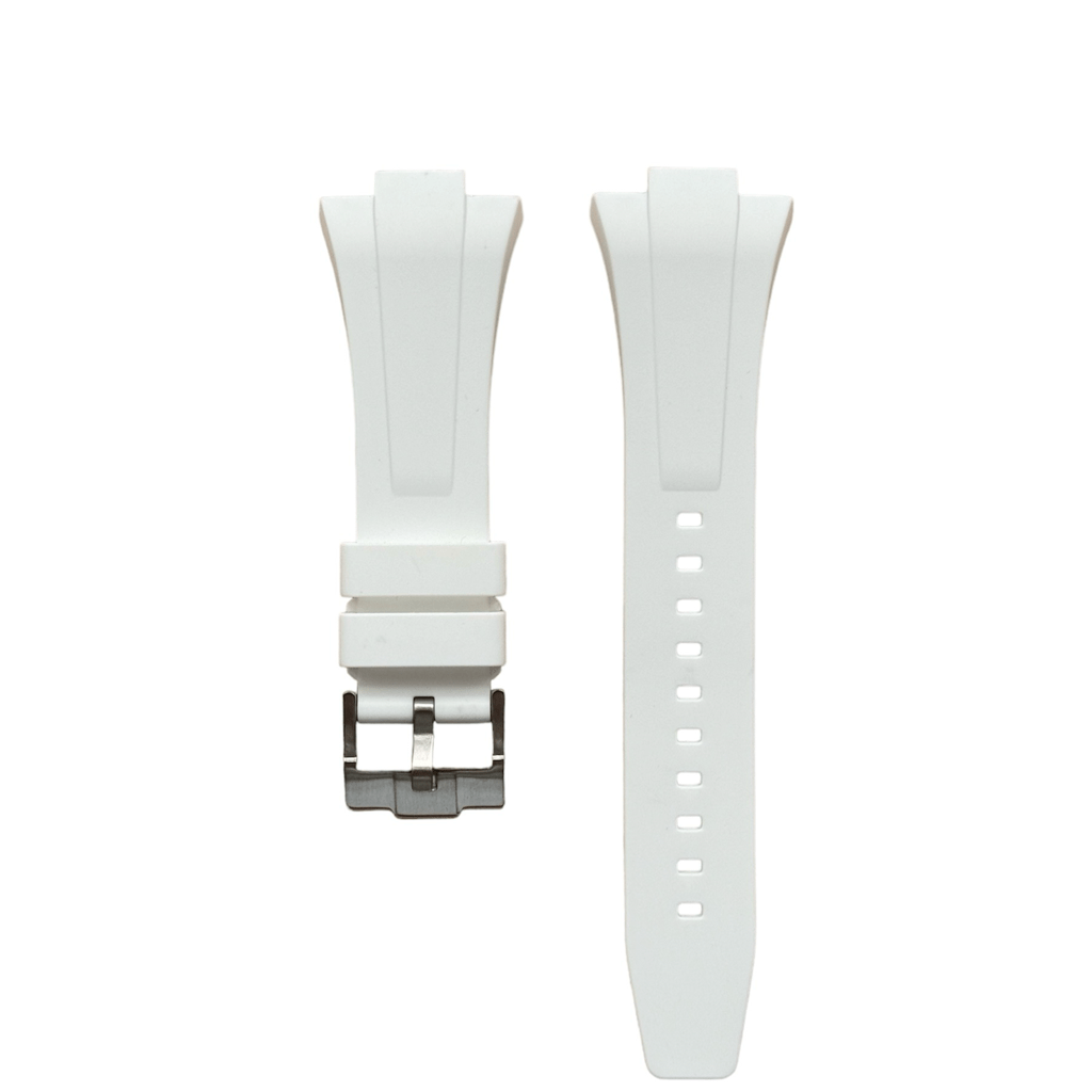White Tissot PRX Rubber Strap - Tempomat Madrid