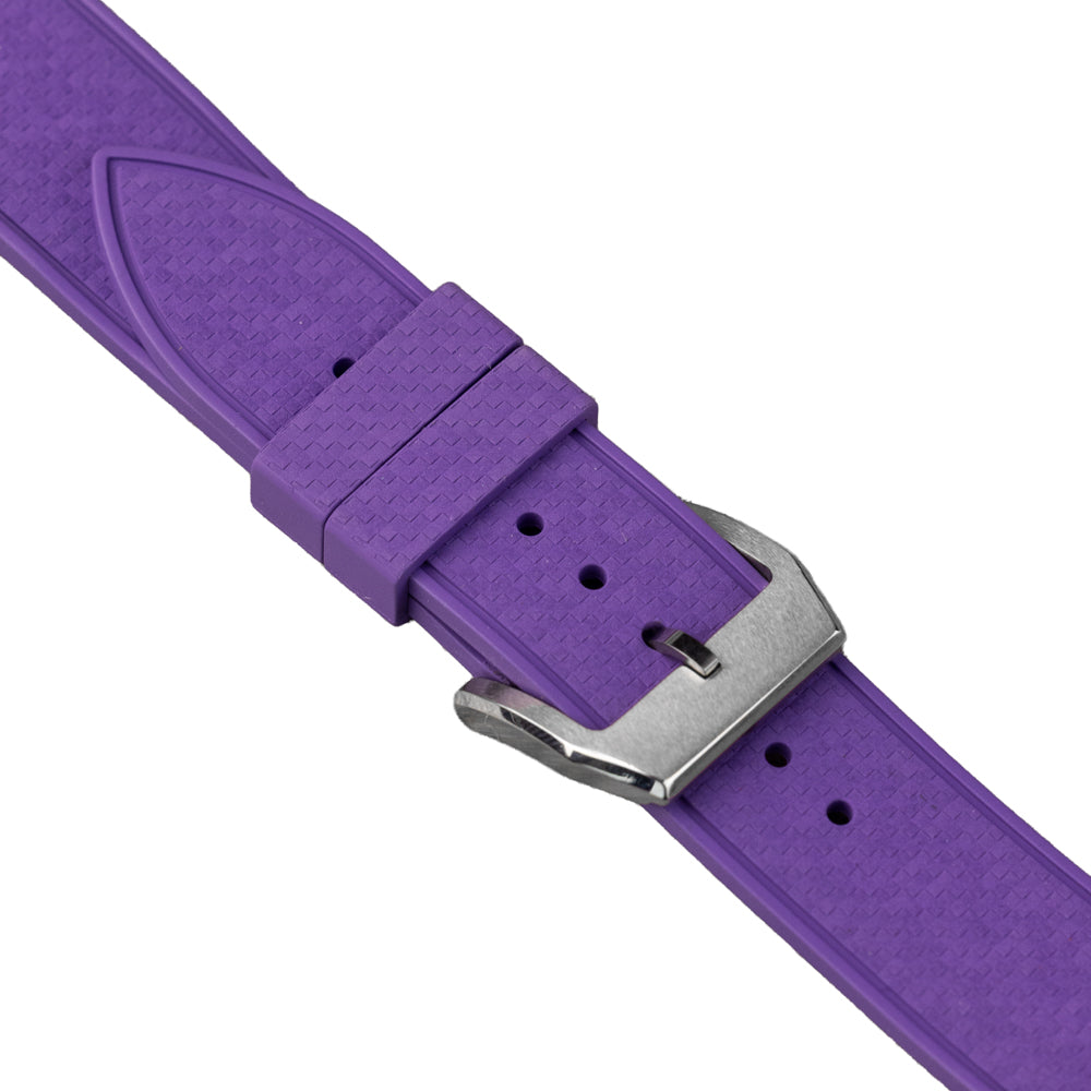 Pasek SLIM RUBBER FKM - fioletowy