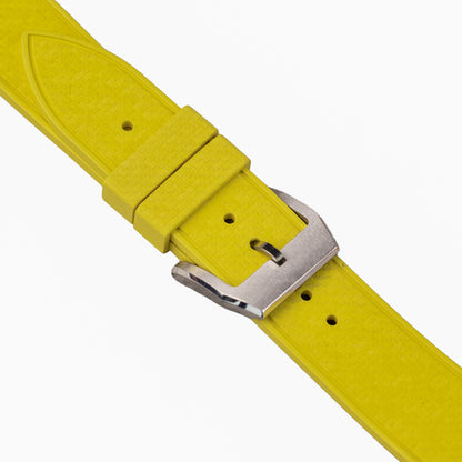 Pasek SLIM RUBBER FKM - żółty