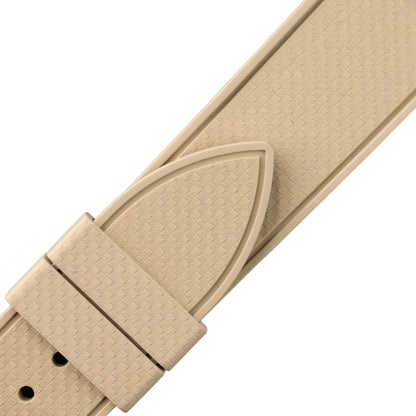 Pasek SLIM RUBBER FKM - beżowy