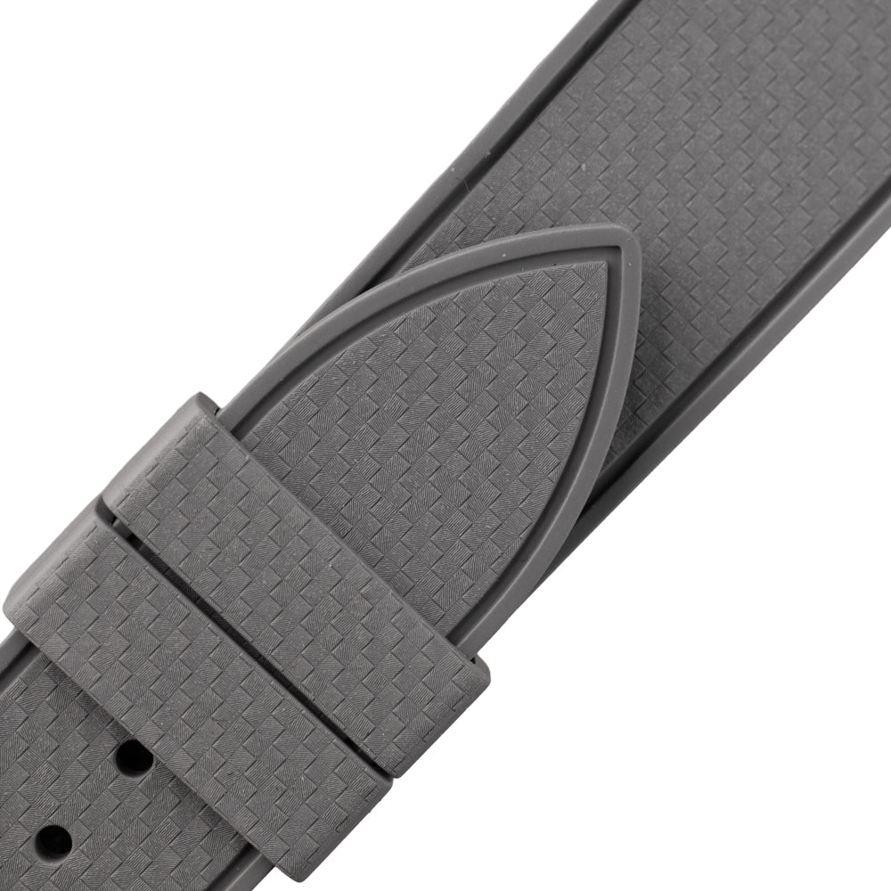 Pasek SLIM RUBBER FKM - szary