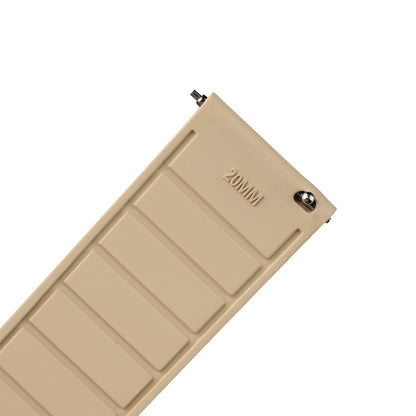 Pasek SLIM RUBBER FKM - beżowy