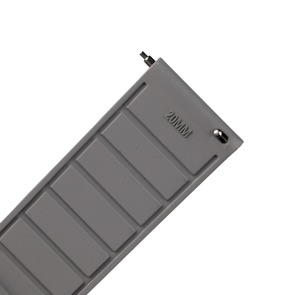 Pasek SLIM RUBBER FKM - szary