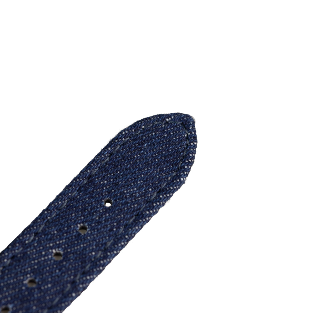 FLUCO JEANS - pasek z japońskiego denimu NIEBIESKI
