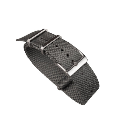DIRTY DOZEN - miękki pasek tekstylny - szary