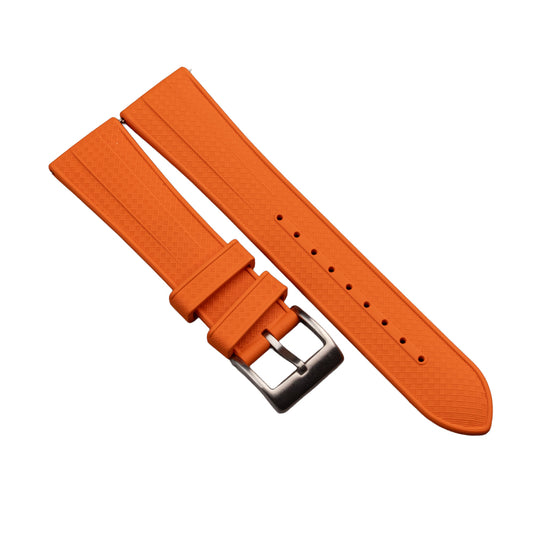 Heavy FKM Rubber - gruby pasek sportowy - pomarańczowy