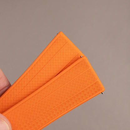 Heavy FKM Rubber - gruby pasek sportowy - pomarańczowy