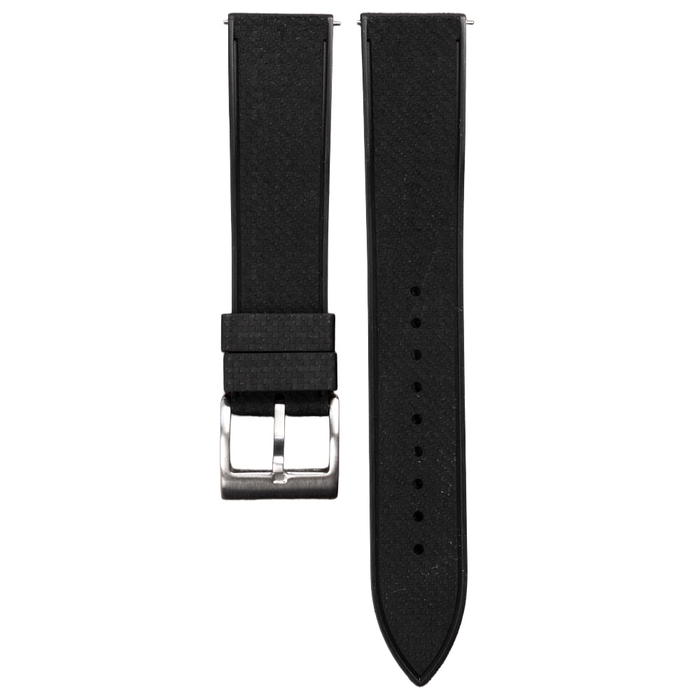 Pasek SLIM RUBBER FKM  - czarny