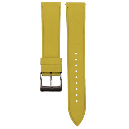 Pasek SLIM RUBBER FKM - żółty