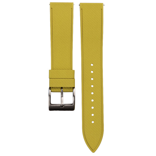 Pasek SLIM RUBBER FKM - żółty