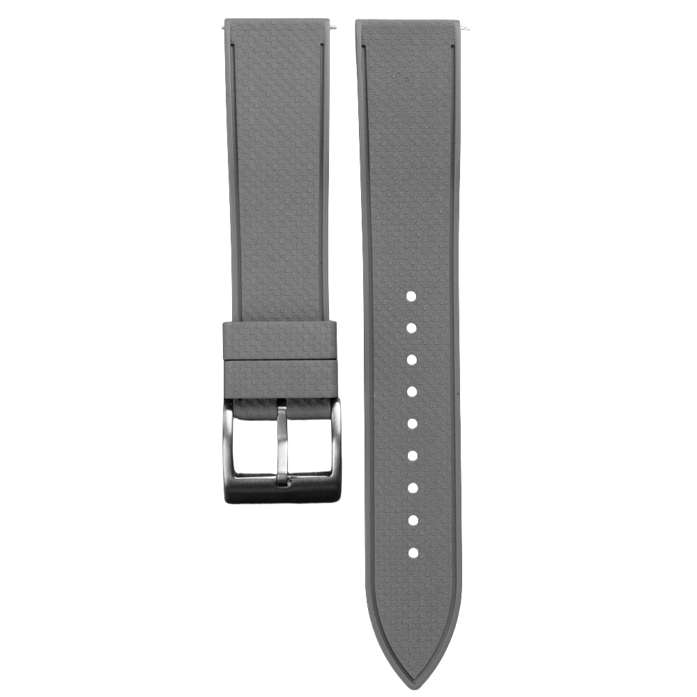 Pasek SLIM RUBBER FKM - szary