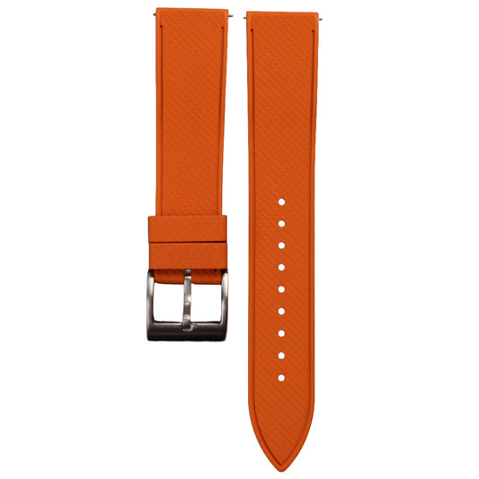 Pasek SLIM RUBBER FKM - pomarańczowy