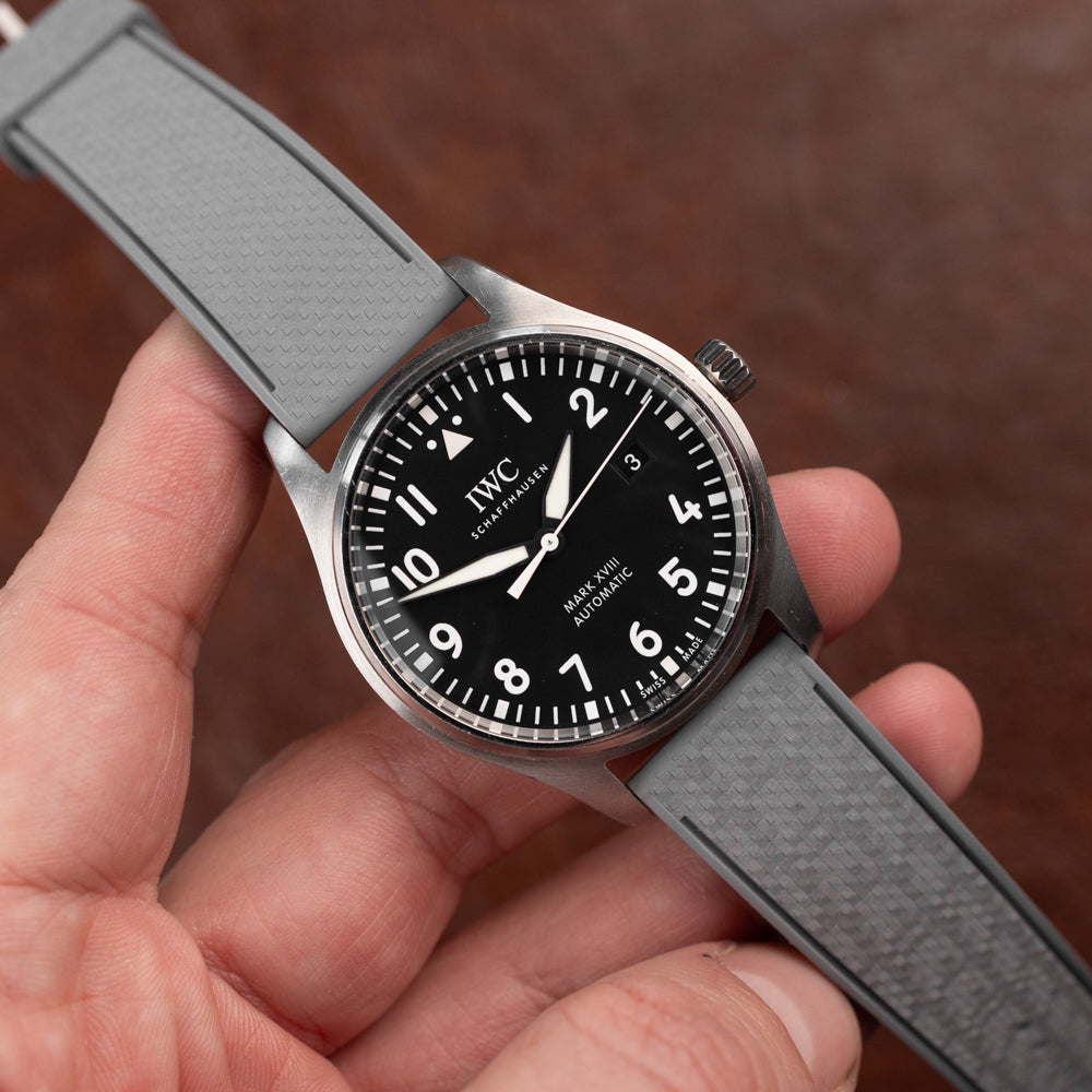 Pasek SLIM RUBBER FKM - szary