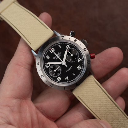 Pasek SLIM RUBBER FKM - beżowy