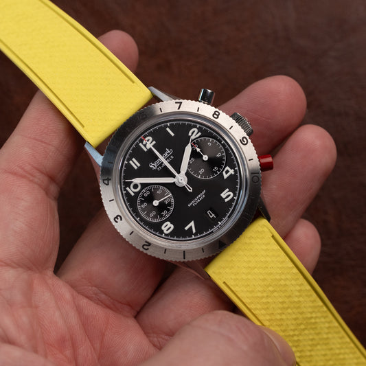 Pasek SLIM RUBBER FKM - żółty
