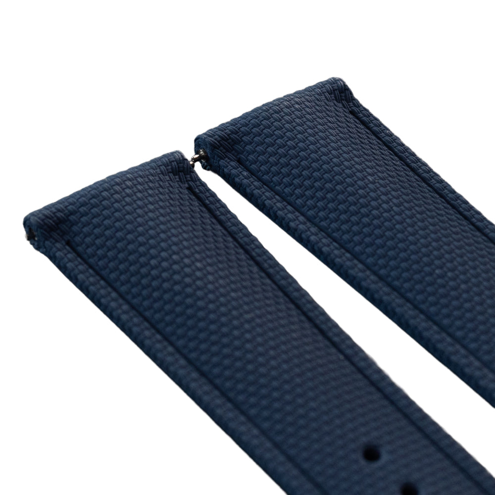 Guma FKM ze wzorem SAILCLOTH - granatowy