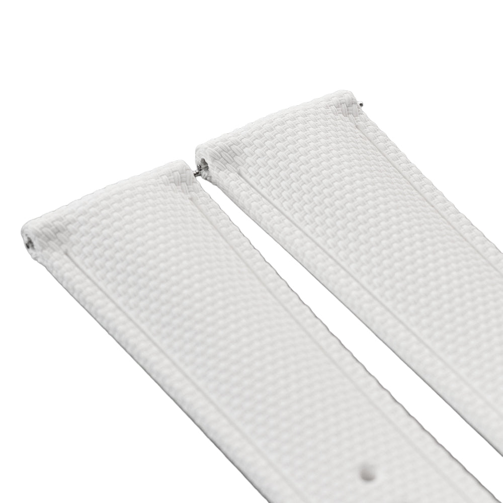 Guma FKM ze wzorem SAILCLOTH - biały