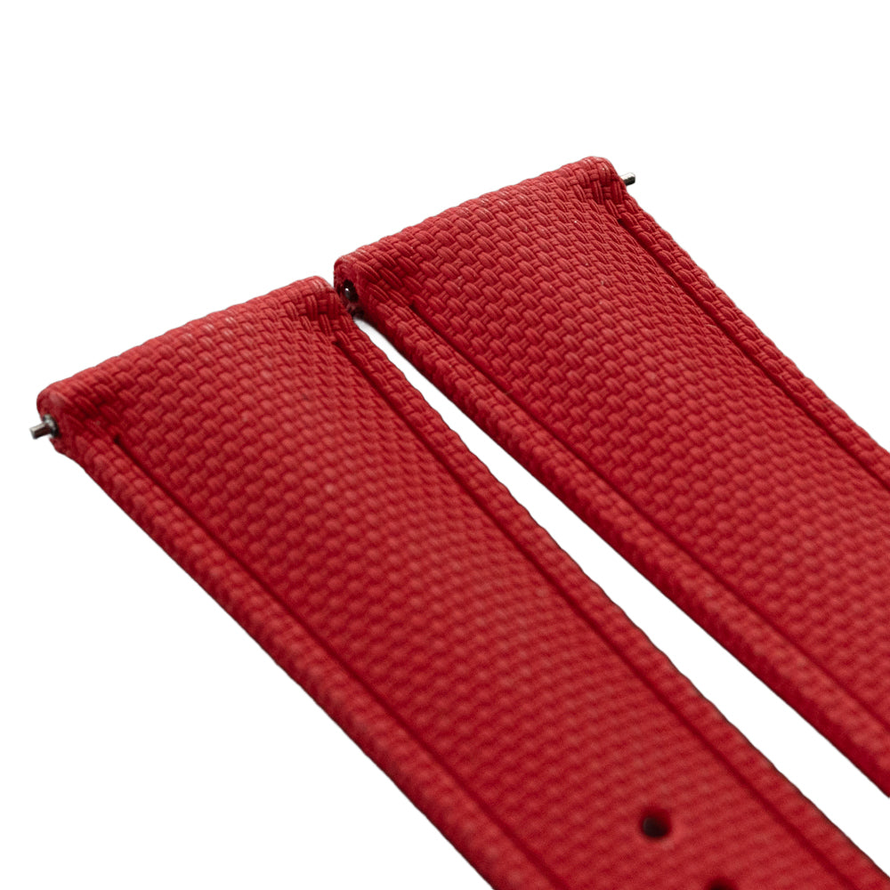 Guma FKM ze wzorem SAILCLOTH - czerwony