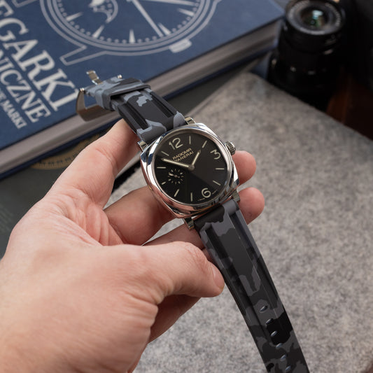 Pasek Camo w stylu Panerai - szary