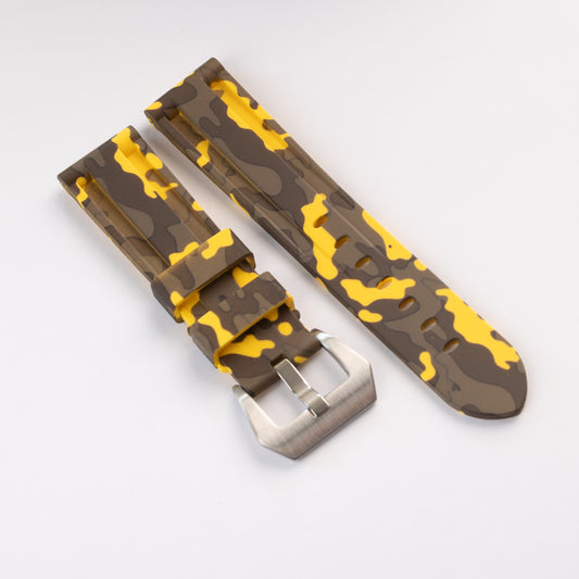 Pasek Camo w stylu Panerai - żółty