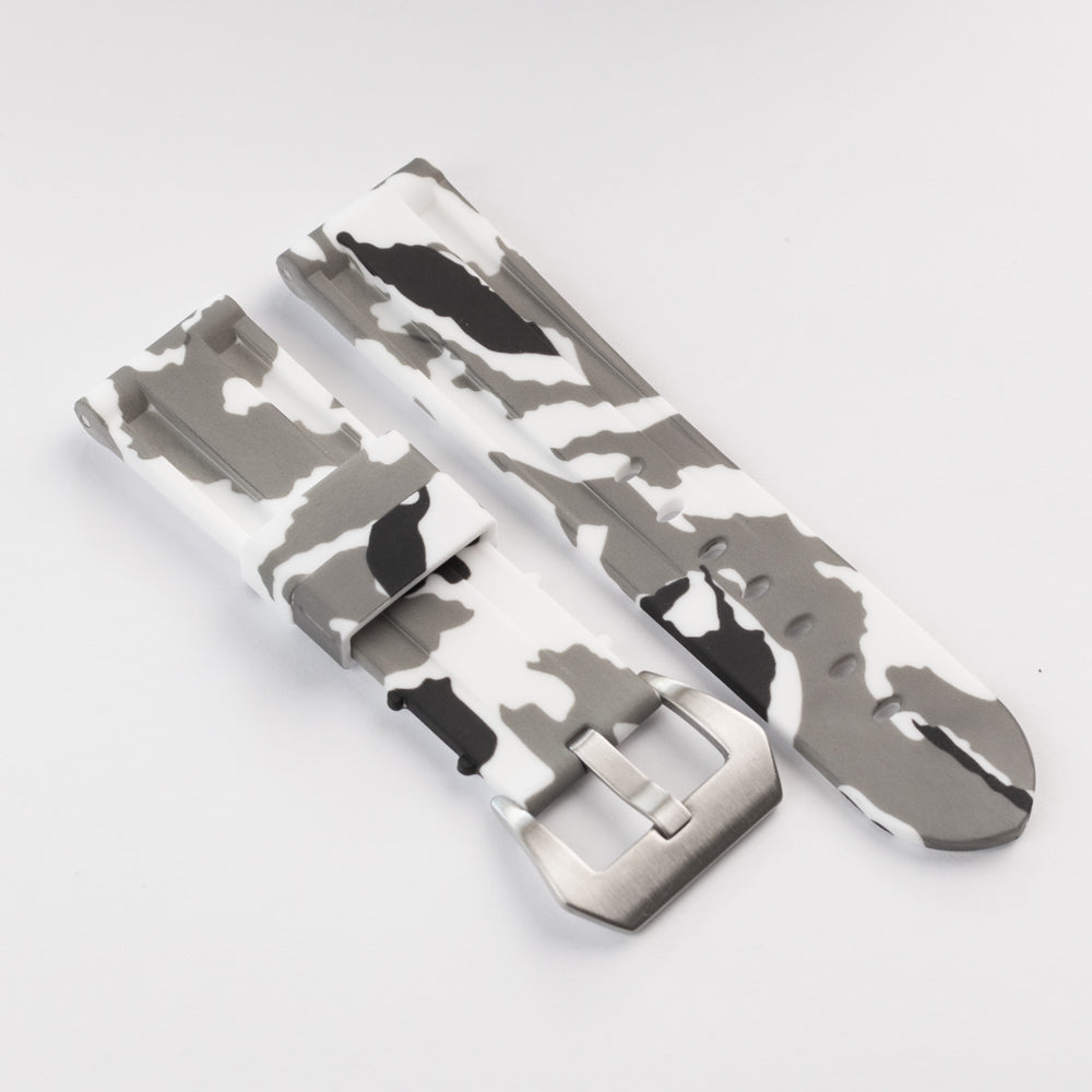 Pasek Camo w stylu Panerai - biały