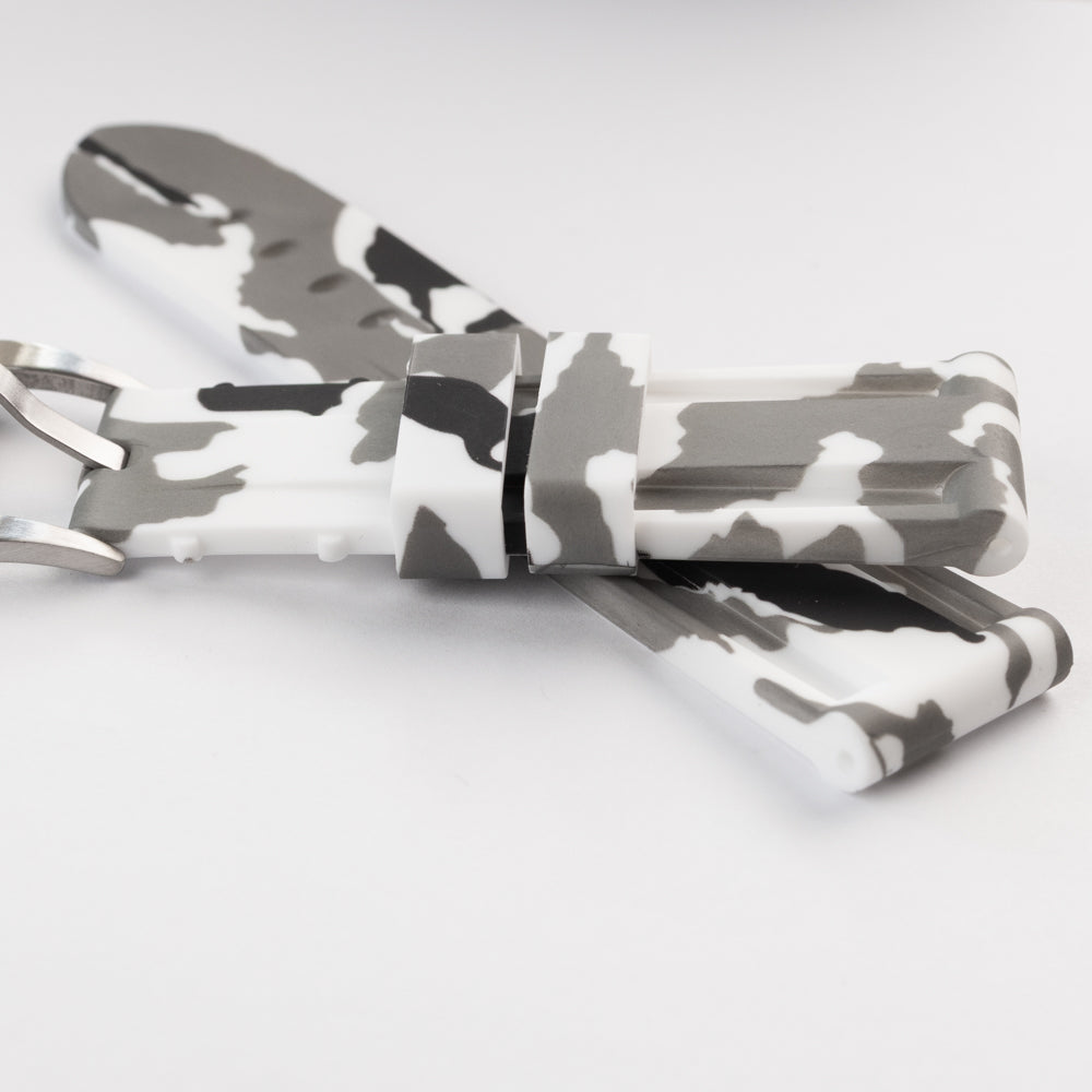 Pasek Camo w stylu Panerai - biały