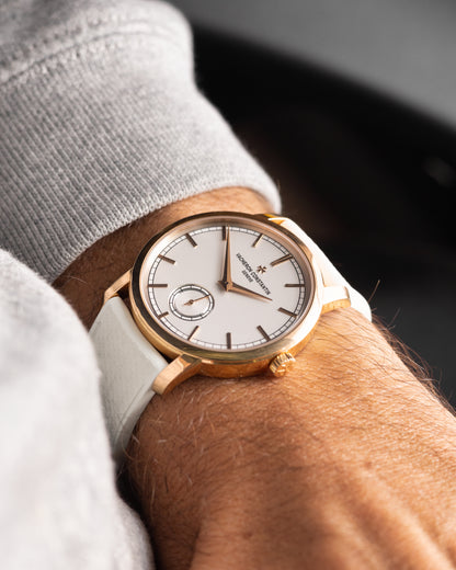 Pasek SLIM RUBBER - biały