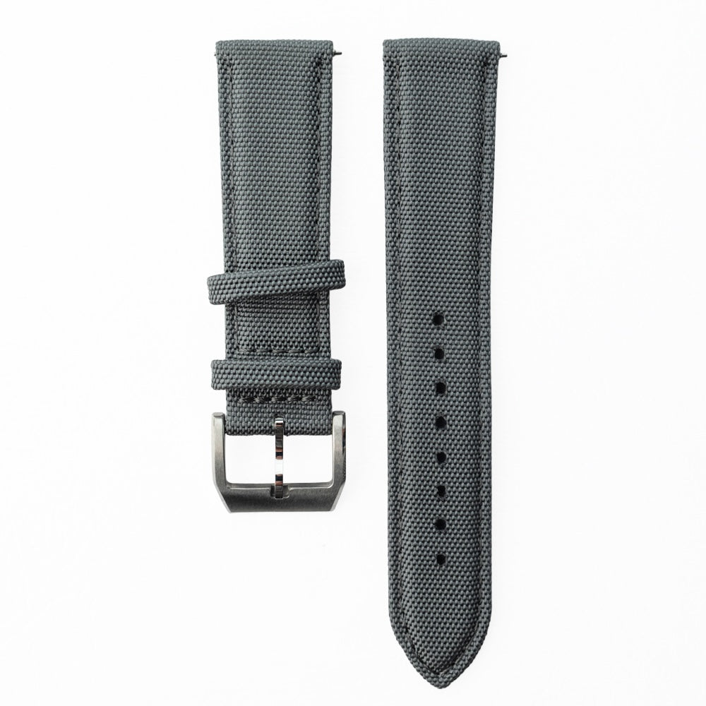 Sportowy pasek DOUBLE NYLON - szary