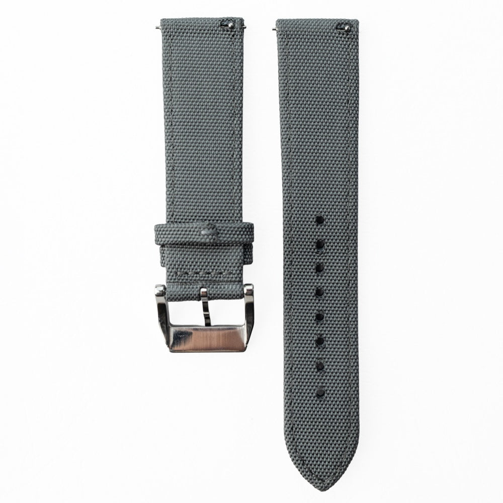 Sportowy pasek DOUBLE NYLON - szary