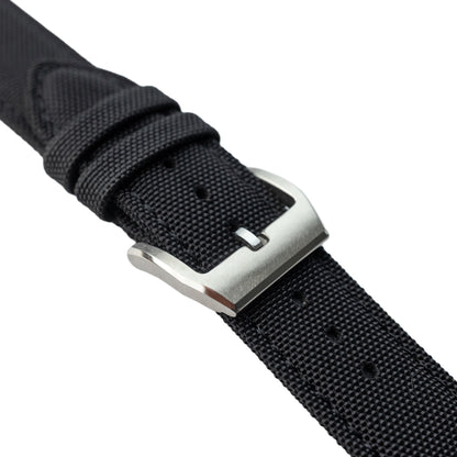 Sportowy pasek DOUBLE NYLON - czarny