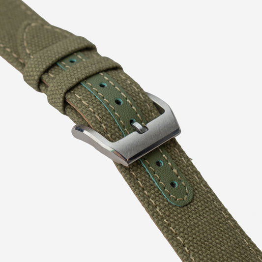 Pasek CANVAS - khaki