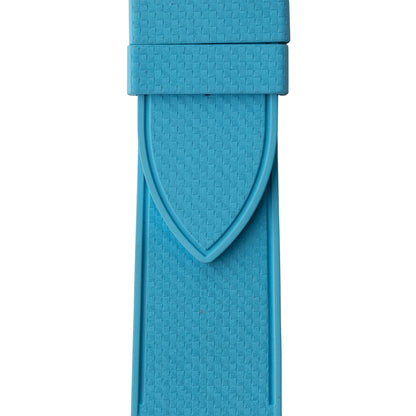 Pasek SLIM RUBBER - turkusowy
