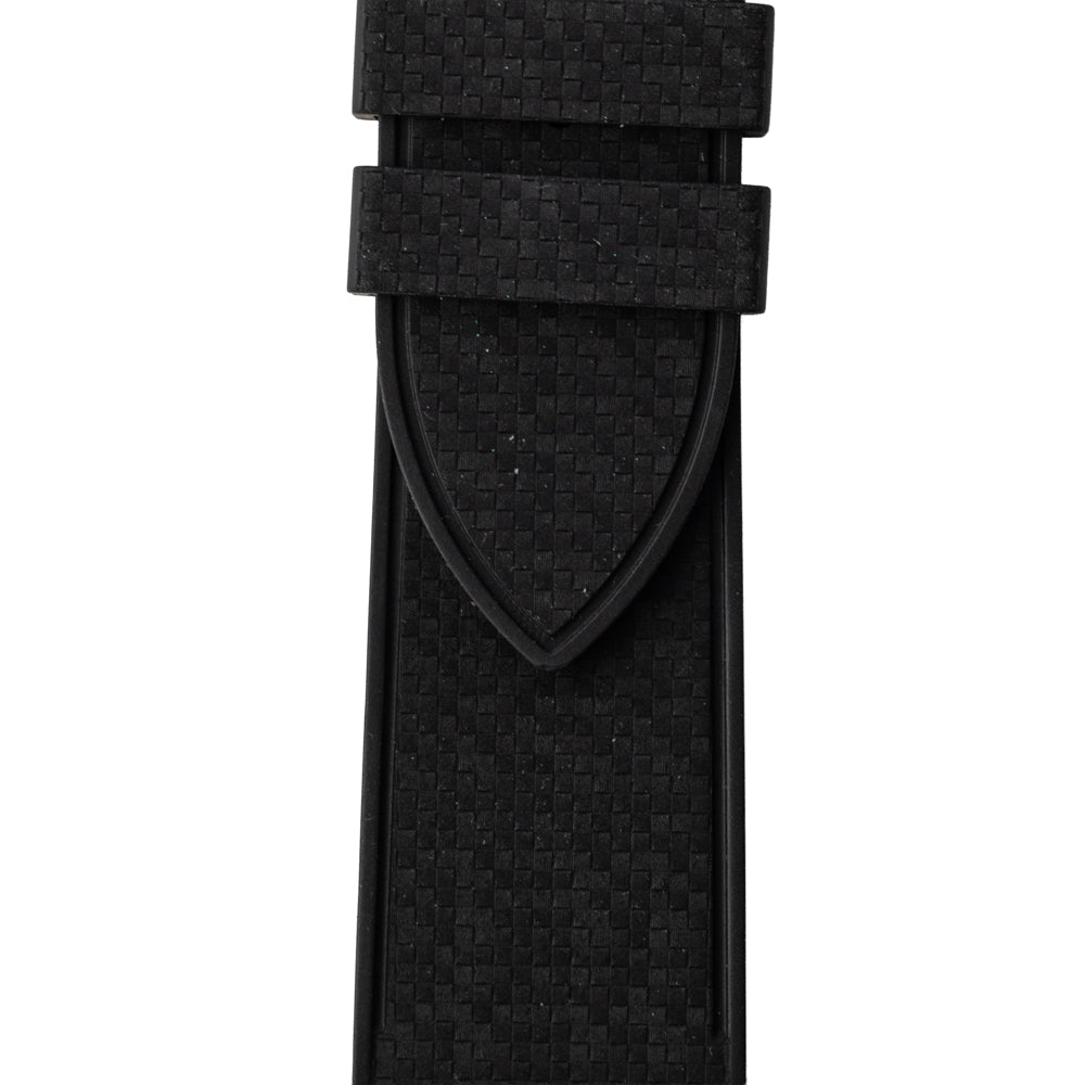 Pasek SLIM RUBBER - czarny