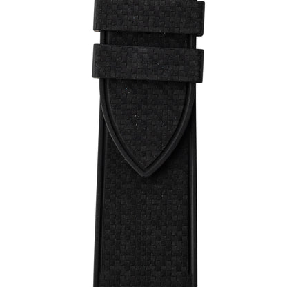 Pasek SLIM RUBBER - czarny