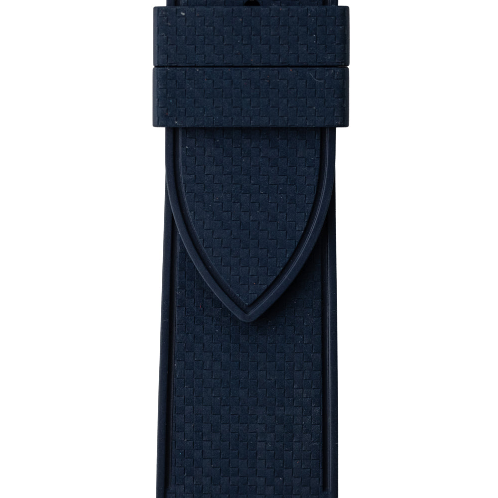 Pasek SLIM RUBBER - granatowy