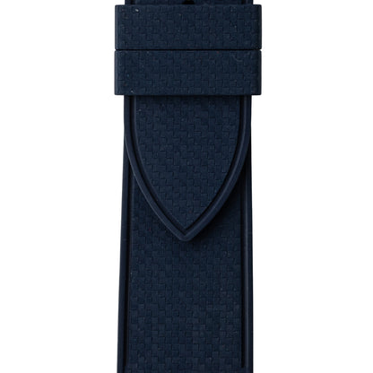 Pasek SLIM RUBBER - granatowy