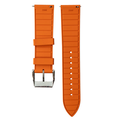 Pasek SLIM RUBBER - pomarańczowy