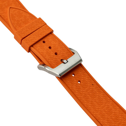 Pasek SLIM RUBBER - pomarańczowy