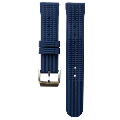 Pasek GUMOWY WAFEL - granatowy