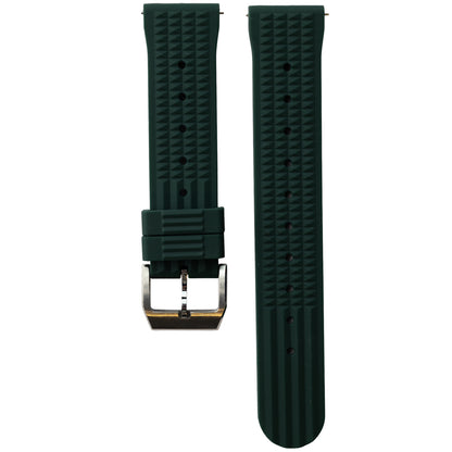 Pasek GUMOWY WAFEL - zielony