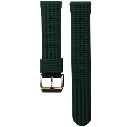 Pasek GUMOWY WAFEL - zielony